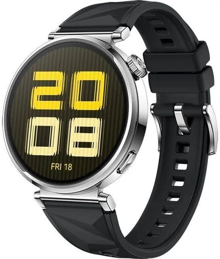 Смарт-часы Huawei Watch GT 5 Jana-B19F,  41.3мм,  1.32",  черный/черный [55020dhc]
